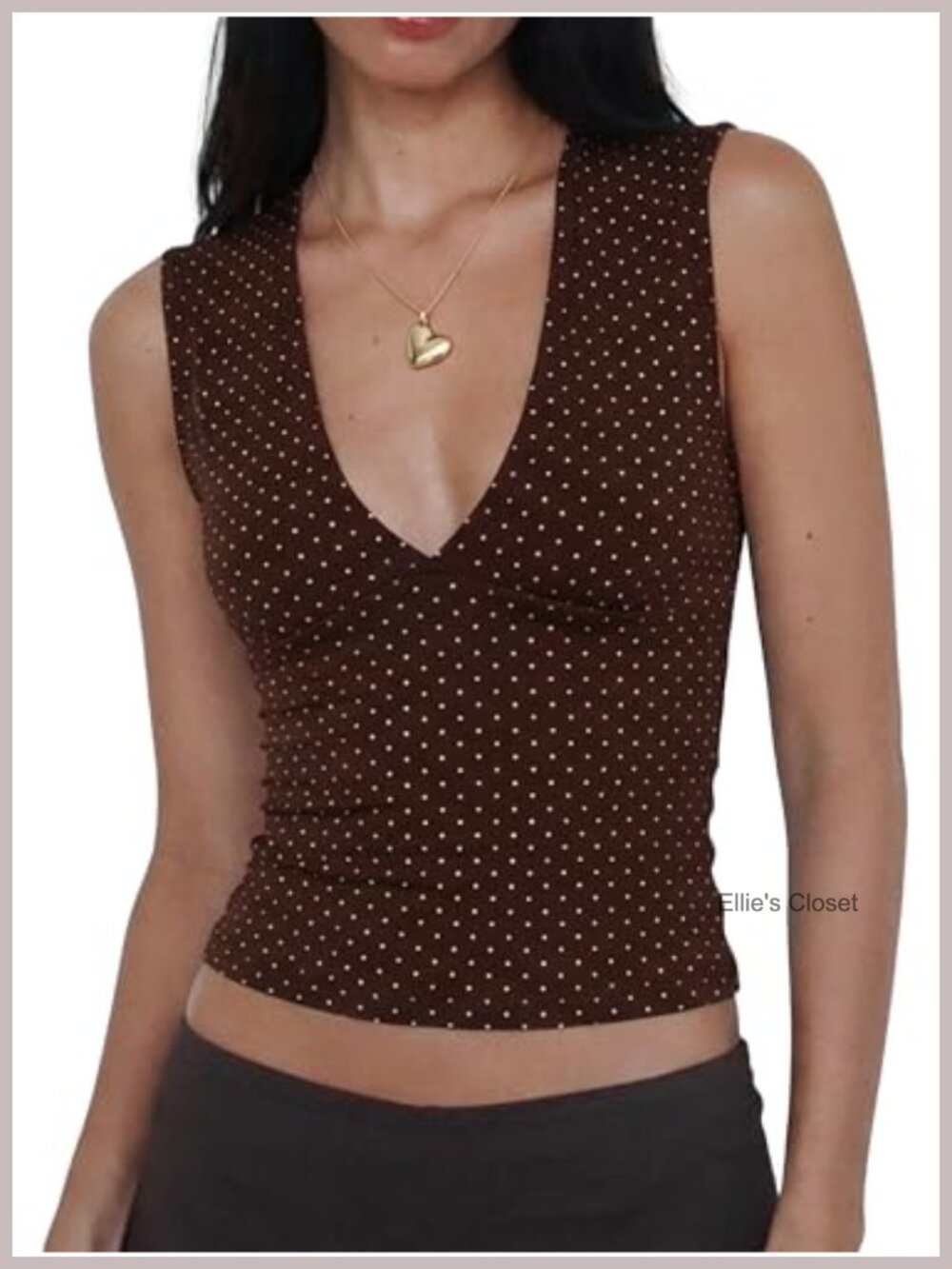Women's Stretchy Sleeveless Crop Tank Top V-Neck Going Out Summer